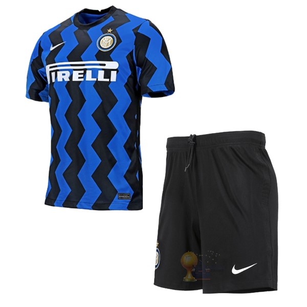 Calcio Maglie Home Conjunto De Bambino Inter Milán 2020 2021 Blu