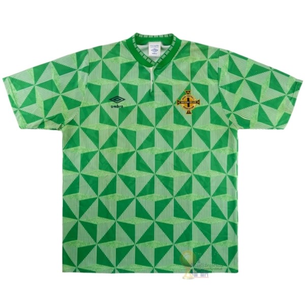 Calcio Maglie Home Maglia Irlanda del Nord Stile rétro 1990 1992 Verde
