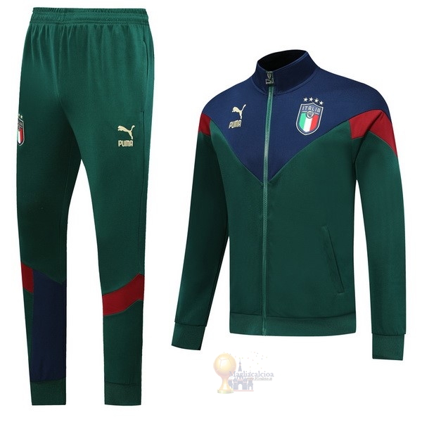 Calcio Maglie Tuta Presentazione Italia 2019 Verde Blu Rosso
