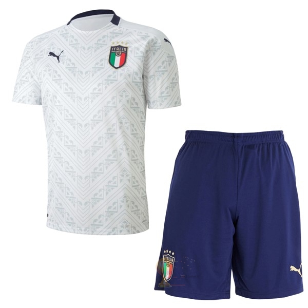 Calcio Maglie Away Set Completo Bambino Italia 2020 Bianco