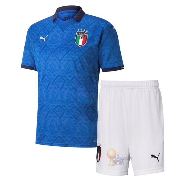 Calcio Maglie Home Conjunto De Bambino Italia 2020 Blu