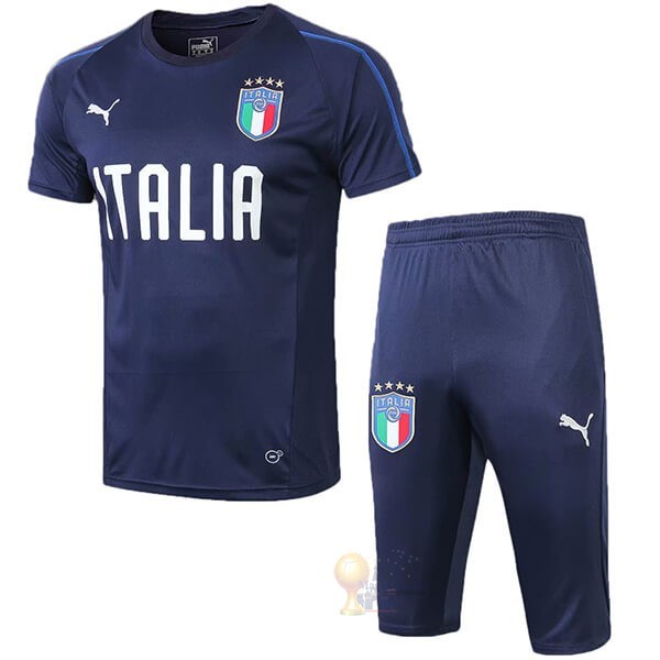 Calcio Maglie Formazione Set Completo Italia 2019 Blu