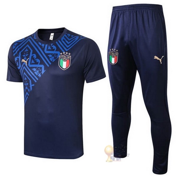 Calcio Maglie Formazione Set Completo Italia 2020 Blu