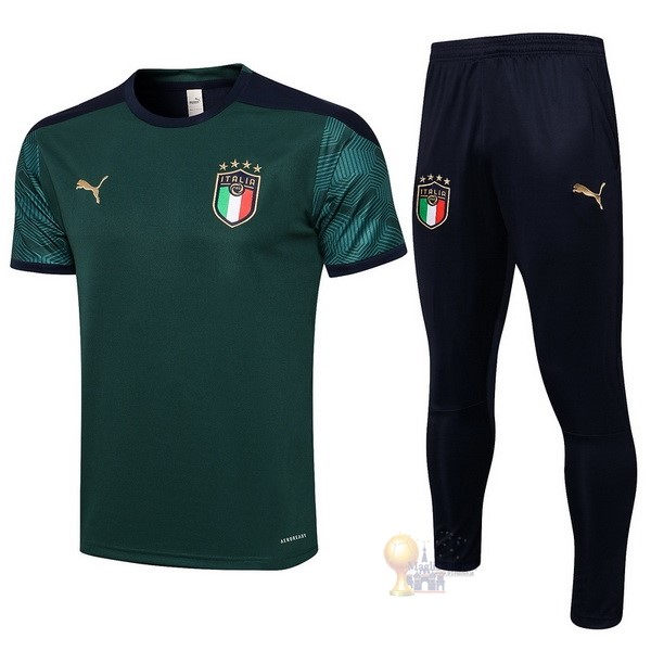 Calcio Maglie Formazione Set Completo Italia 2021 Verde