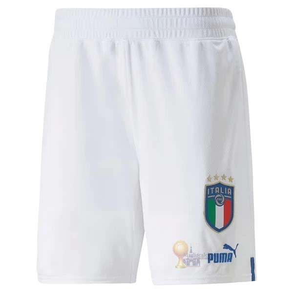 Calcio Maglie Home Pantaloni Italia 2022 Bianco