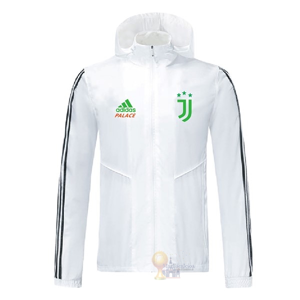Calcio Maglie Giacca a vento Juventus 2019 2020 Bianco Verde