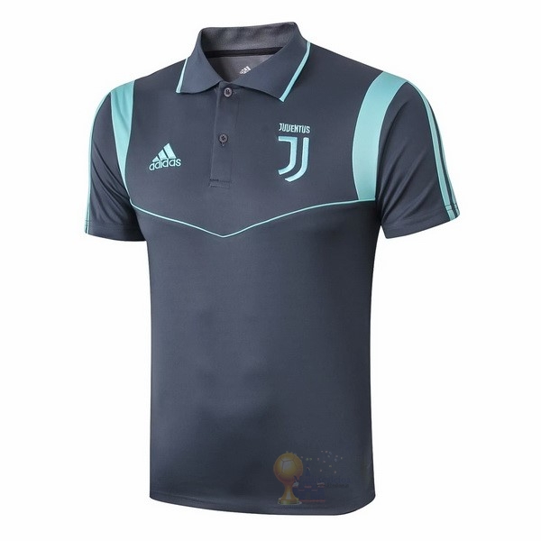 Calcio Maglie Polo Juventus 2019 2020 Grigio Blu