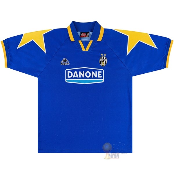 Calcio Maglie Away Maglia Juventus Stile rétro 1994 1995 Blu