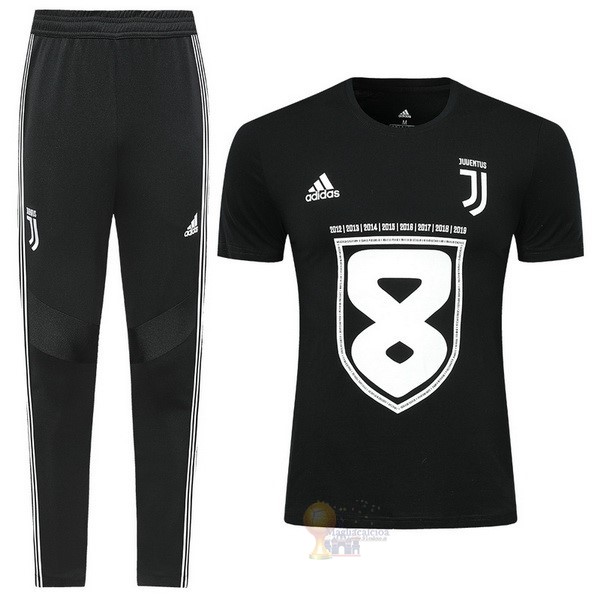 Calcio Maglie Formazione Set Completo Juventus 2019 2020 Nero
