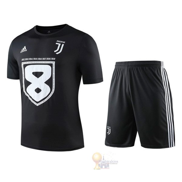 Calcio Maglie Formazione Set Completo Juventus 2019 2020 Nero Bianco