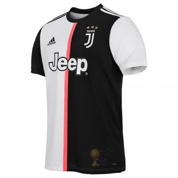 Calcio Maglie Home Maglia Juventus 2019 2020 Bianco Nero