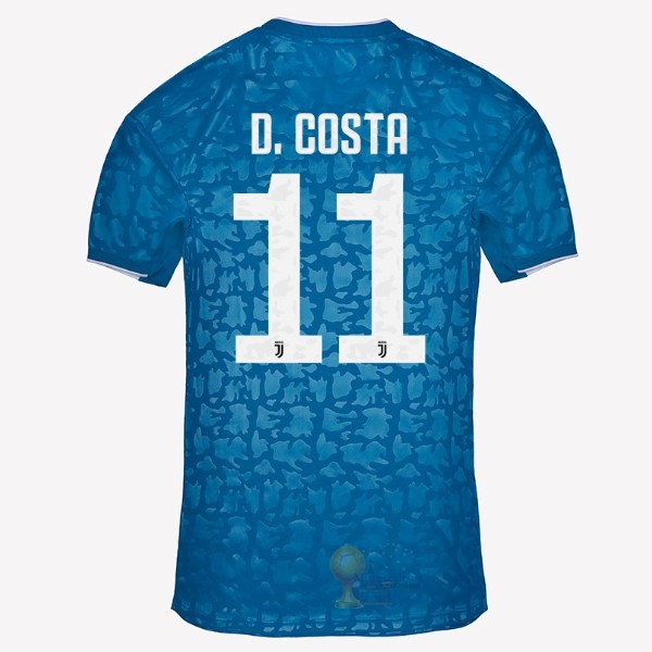 Calcio Maglie NO.11 D.Costa Terza Maglia Juventus 2019 2020 Blu