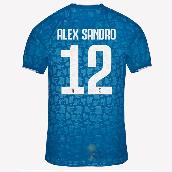 Calcio Maglie NO.12 Alex Sangro Terza Maglia Juventus 2019 2020 Blu