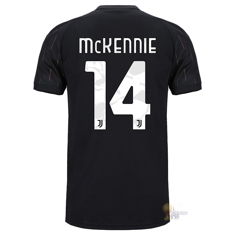Calcio Maglie NO.14 McKennie Away Maglia Juventus 2021 2022 Nero