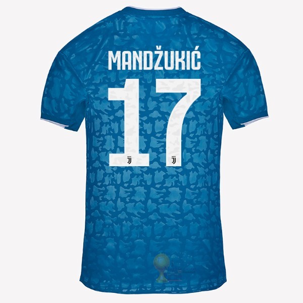Calcio Maglie NO.17 Mandzukic Terza Maglia Juventus 2019 2020 Blu