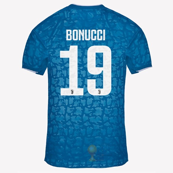 Calcio Maglie NO.19 Bonucci Terza Maglia Juventus 2019 2020 Blu