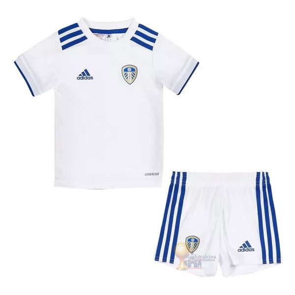 Calcio Maglie Home Maglia Conjunto De Bambino Leeds United 2020 2021 Bianco