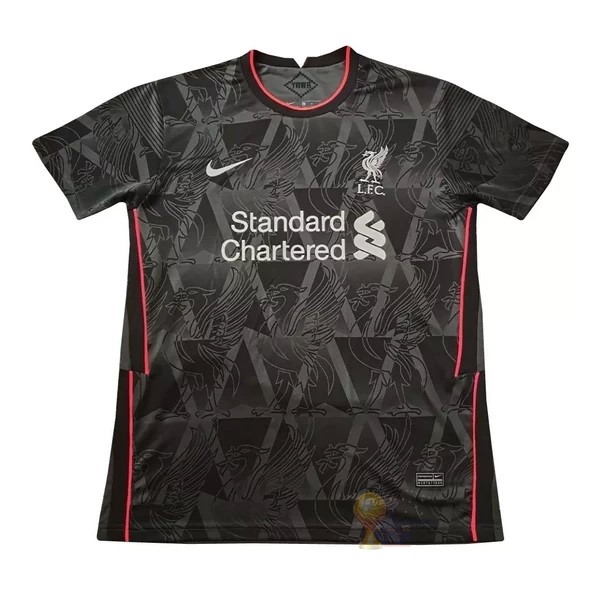 Calcio Maglie Especial Camiseta Liverpool 2020 2021 Nero
