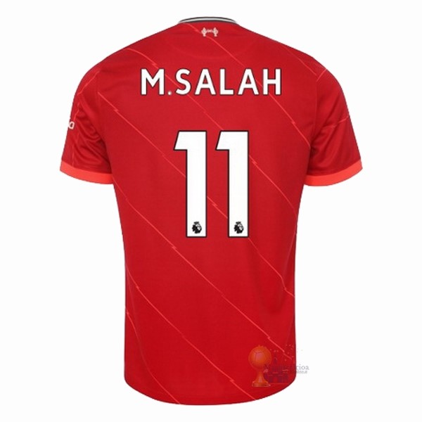 Calcio Maglie NO.11 M.Salah Home Maglia Liverpool 2021 2022 Rosso