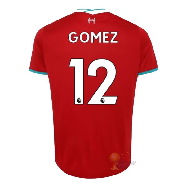 Calcio Maglie NO.12 Gomez Home Maglia Liverpool 2020 2021 Rosso