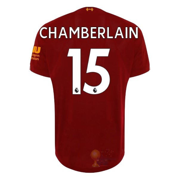 Calcio Maglie NO.15 Chamberlain Home Maglia Liverpool 2019 2020 Rosso