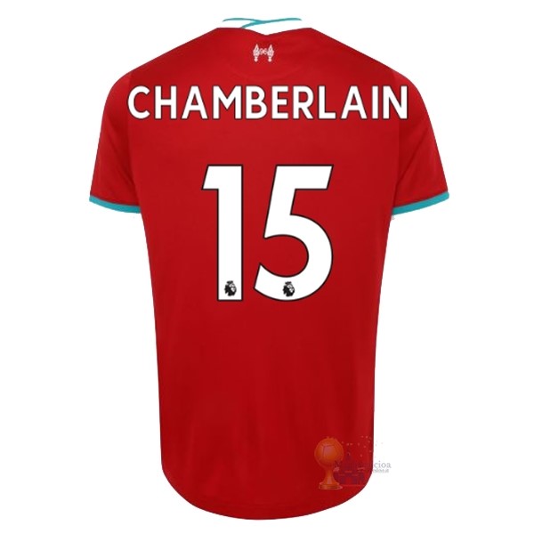 Calcio Maglie NO.15 Chamberlain Home Maglia Liverpool 2020 2021 Rosso