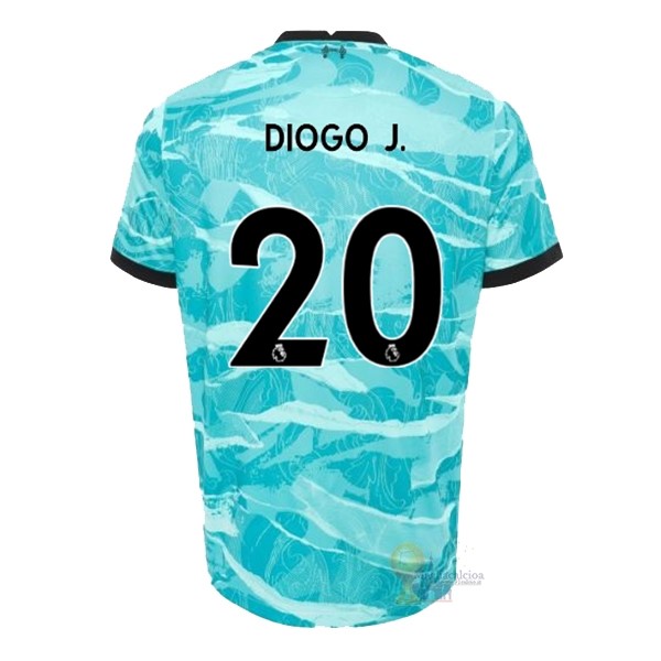 Calcio Maglie NO.20 Diogo Jota Away Maglia Liverpool 2020 2021 Blu