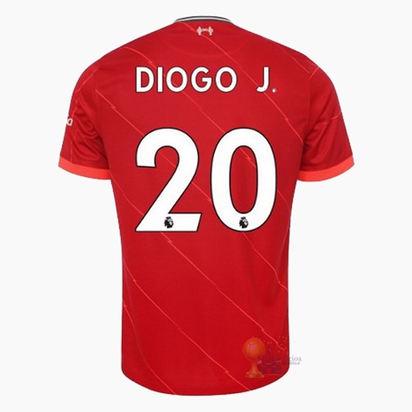 Calcio Maglie NO.20 Diogo Jota Home Maglia Liverpool 2021 2022 Rosso