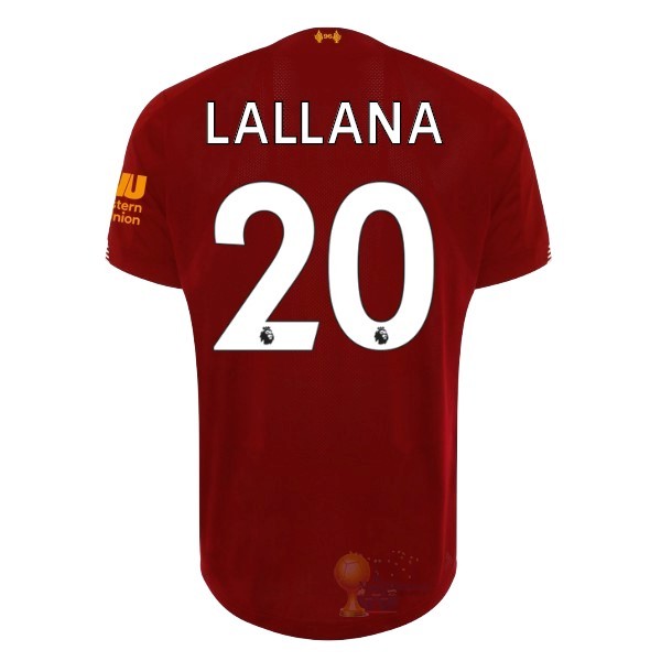 Calcio Maglie NO.20 Lallana Home Maglia Liverpool 2019 2020 Rosso