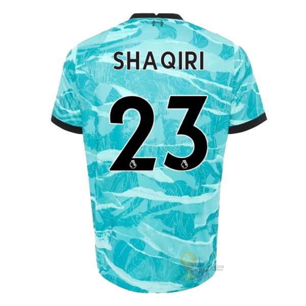 Calcio Maglie NO.23 Shaqiri Away Maglia Liverpool 2020 2021 Blu