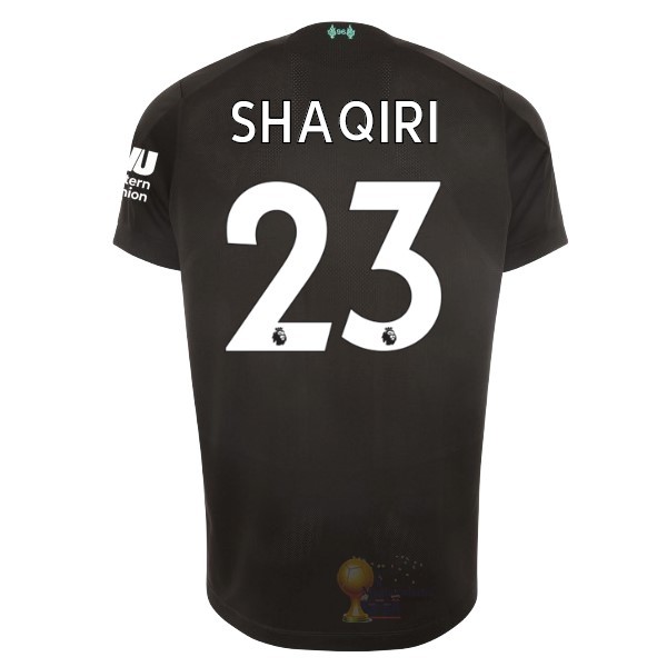 Calcio Maglie NO.23 Shaqiri Terza Maglia Liverpool 2019 2020 Nero