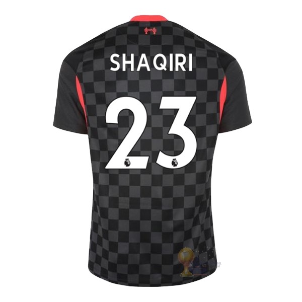 Calcio Maglie NO.23 Shaqiri Terza Maglia Liverpool 2020 2021 Nero