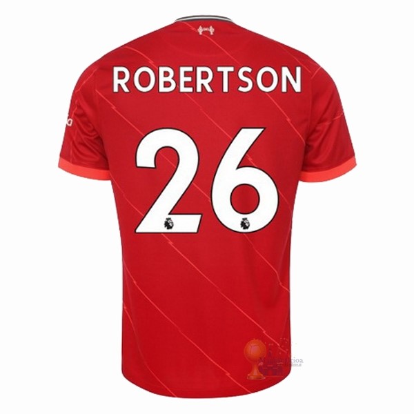 Calcio Maglie NO.26 Robertson Home Maglia Liverpool 2021 2022 Rosso