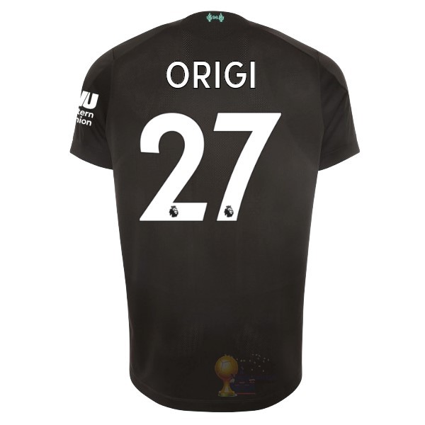 Calcio Maglie NO.27 Oroigi Terza Maglia Liverpool 2019 2020 Nero