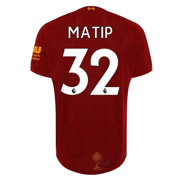 Calcio Maglie NO.32 Matip Home Maglia Liverpool 2019 2020 Rosso