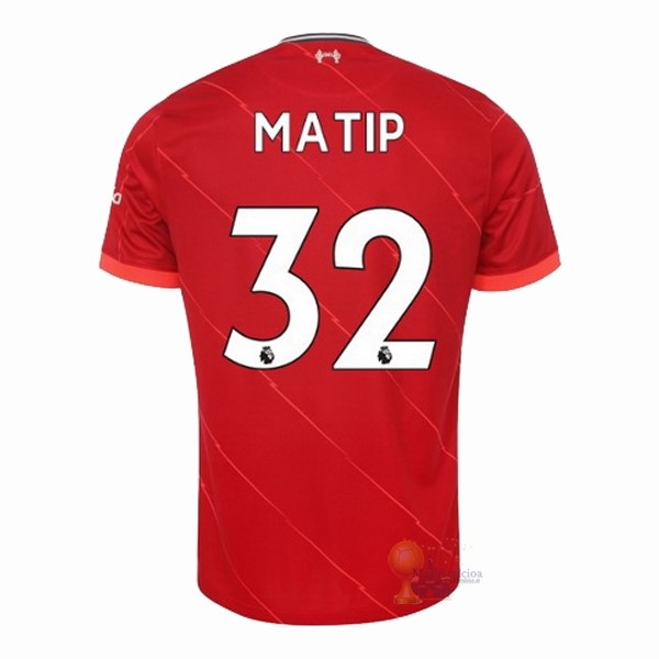 Calcio Maglie NO.32 Matip Home Maglia Liverpool 2021 2022 Rosso