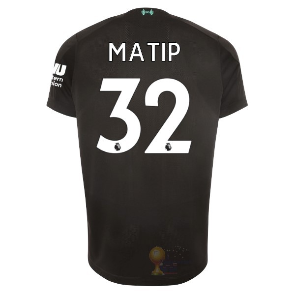 Calcio Maglie NO.32 Matip Terza Maglia Liverpool 2019 2020 Nero