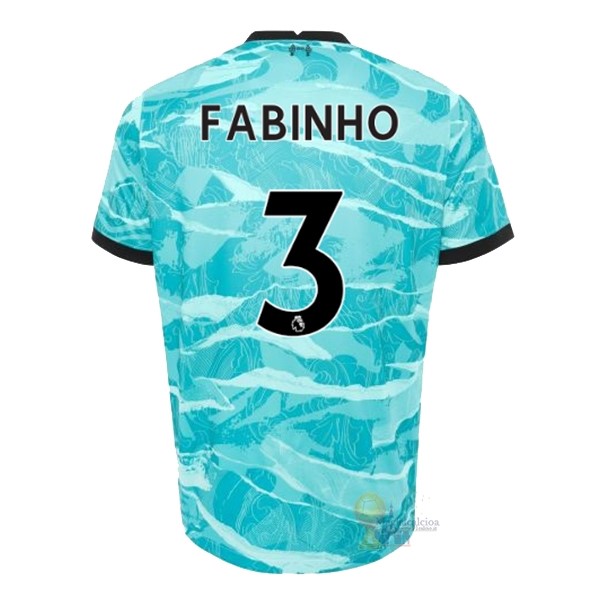 Calcio Maglie NO.3 Fabinho Away Maglia Liverpool 2020 2021 Blu