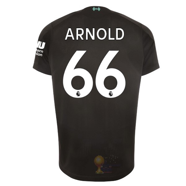 Calcio Maglie NO.66 Arnold Terza Maglia Liverpool 2019 2020 Nero