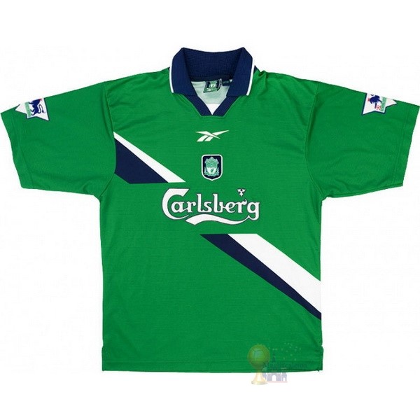 Calcio Maglie Segunda Camiseta Liverpool Retro 1999 2000 Verde