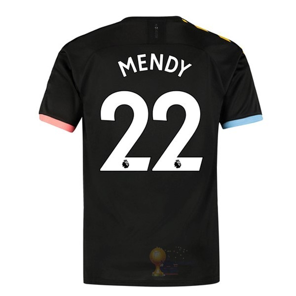 Calcio Maglie NO.22 Mendy Away Maglia Manchester City 2019 2020 Nero