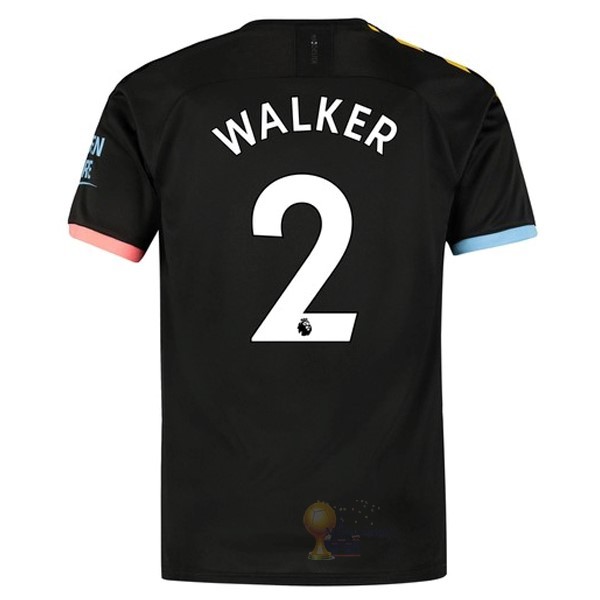 Calcio Maglie NO.2 Walker Away Maglia Manchester City 2019 2020 Nero