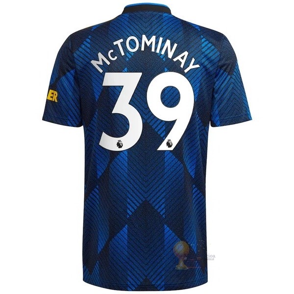 Calcio Maglie NO.39 McTominay Terza Maglia Manchester United 2021 2022 Blu