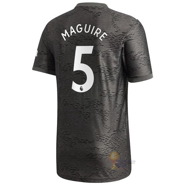 Calcio Maglie NO.5 Maguire Away Maglia Manchester United 2020 2021 Nero