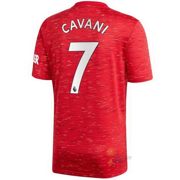 Calcio Maglie NO.7 Cavani Home Maglia Manchester United 2020 2021 Rosso