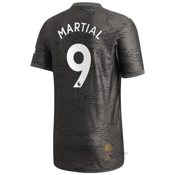 Calcio Maglie NO.9 Martial Away Maglia Manchester United 2020 2021 Nero