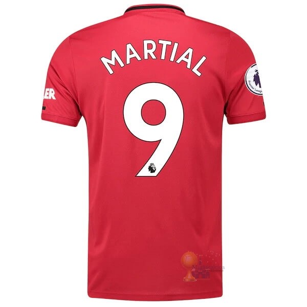 Calcio Maglie NO.9 Martial Home Maglia Manchester United 2019 2020 Rosso