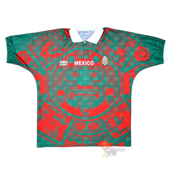 Calcio Maglie Terza Maglia Mexico Stile rétro 1998 Rosso