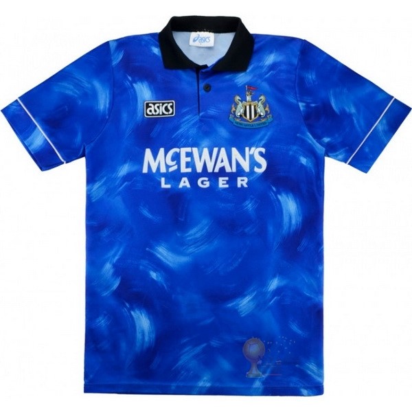 Calcio Maglie Casa Camiseta Newcastle United Retro 1993 1995 Blu