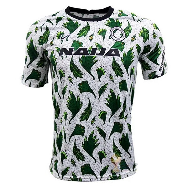 Calcio Maglie Entrenamiento Nigeria 2020 Verde Bianco
